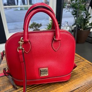 Dooney and Bourke Red Dome Satchel